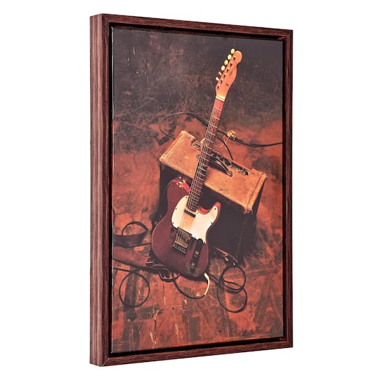 American Art Decor Grand Ole Opry Lacquer Guitar Canvas in an L Frame – 12″ x 18″ in Brown | Michaels® American Art Decor Grand Ole Opry Lacquer Guitar Canvas in an L Frame – 12″ x 18″ in Brown | Michaels®